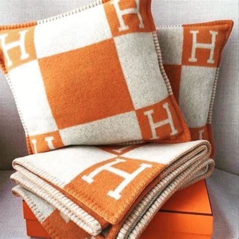 hermes pillow covers|hermes pillow and blanket.